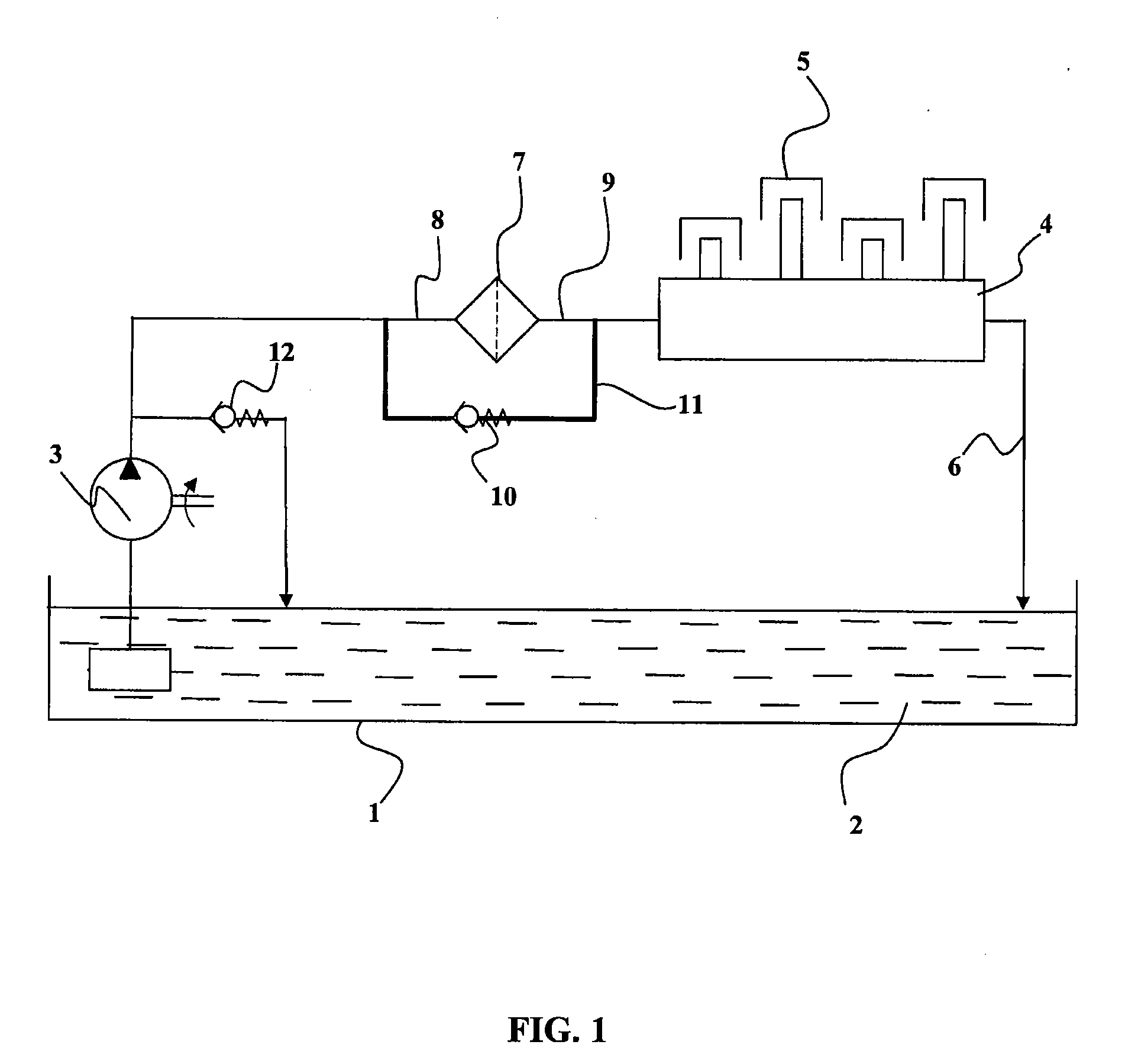 Oil bypass device, and engine fitted with such a device