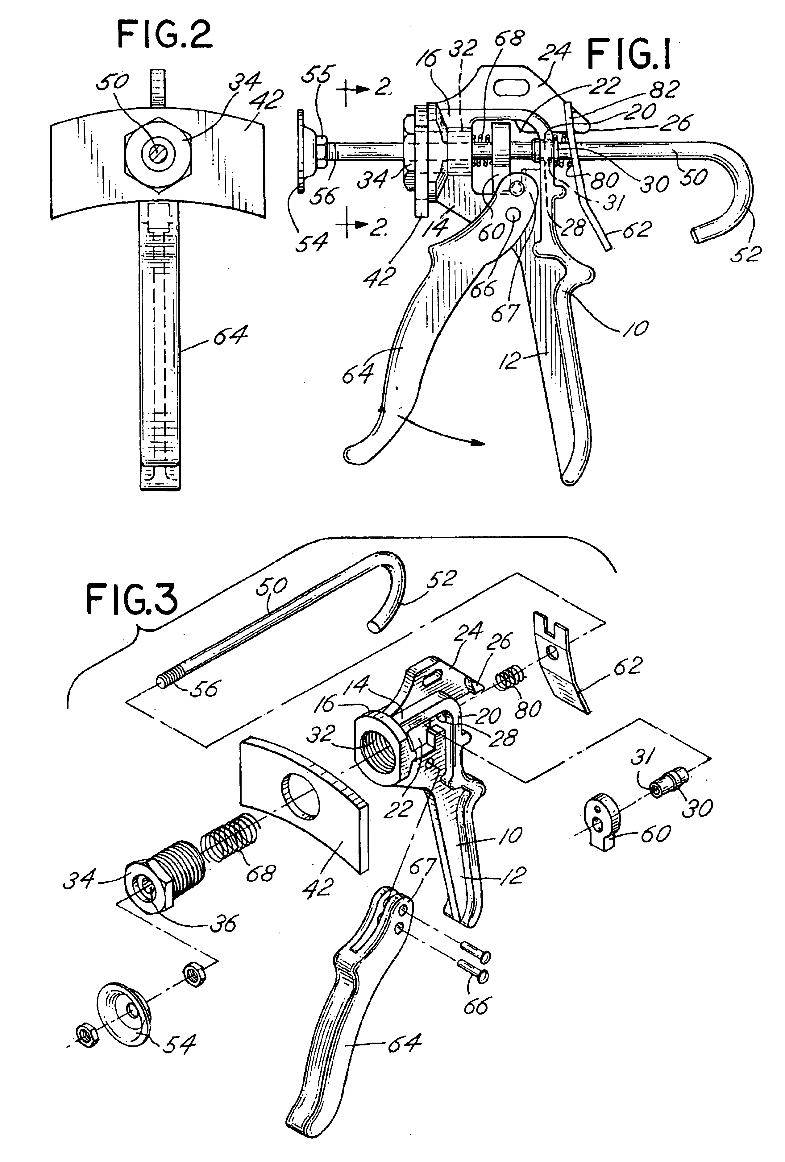 Disc brake pad spreading tool