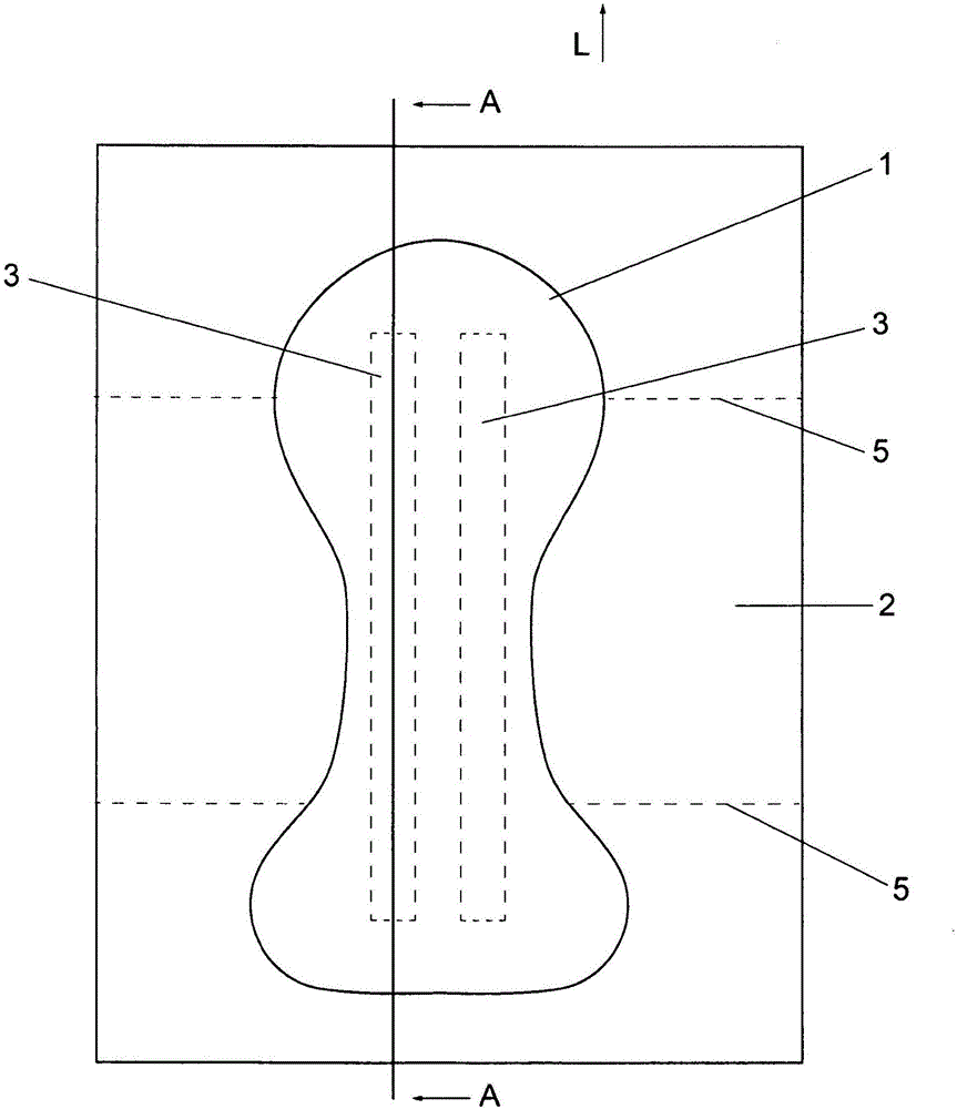 Multi-layer wrapping film for hygiene products, in particular sanitary towels