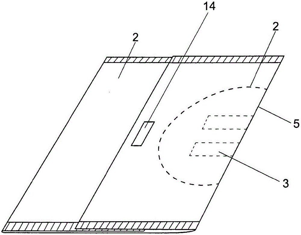 Multi-layer wrapping film for hygiene products, in particular sanitary towels