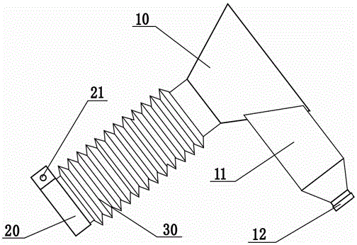 Electric drill drilling dust collector for wall punching