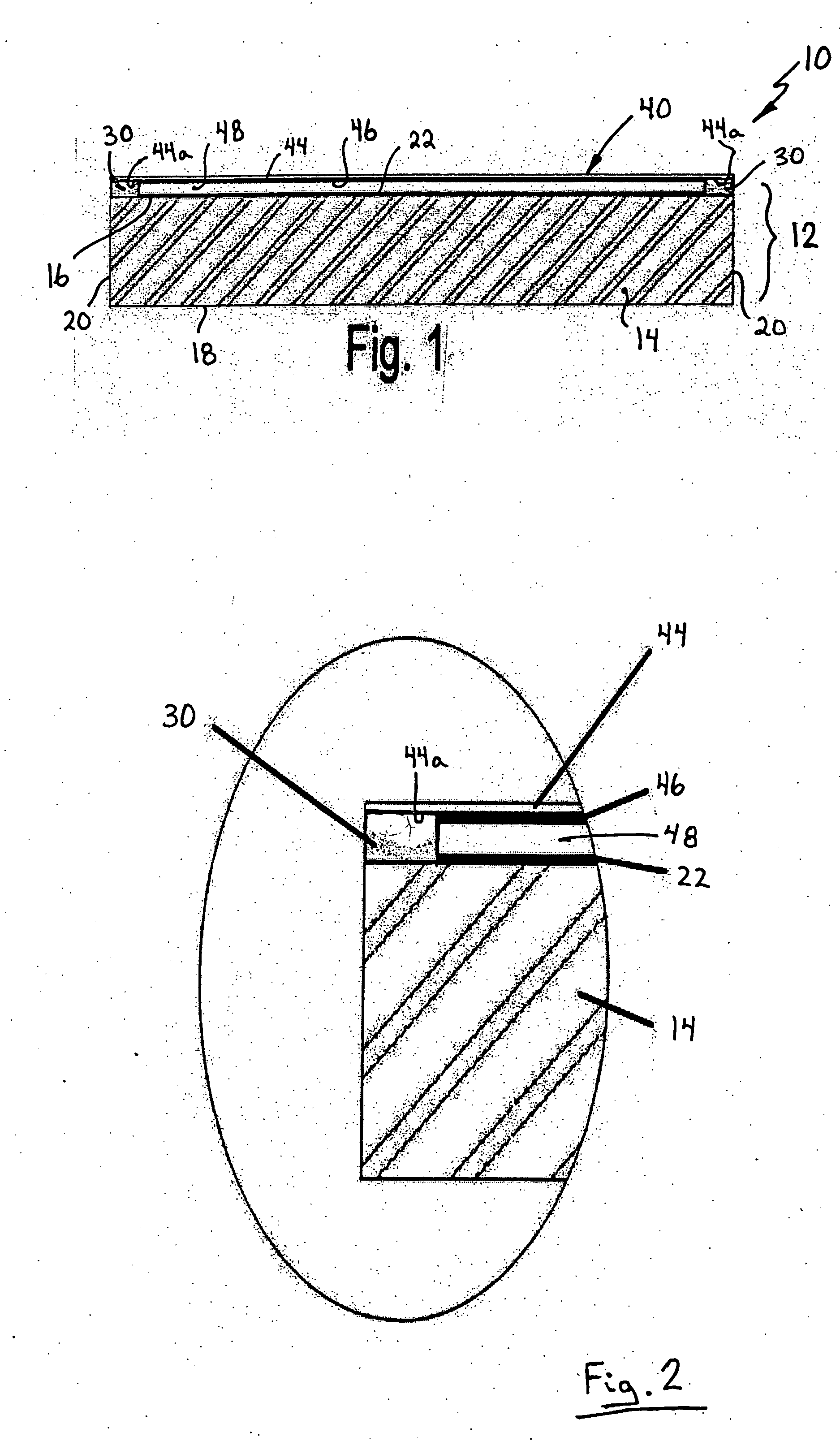 Tensioned touch panel and method of making same