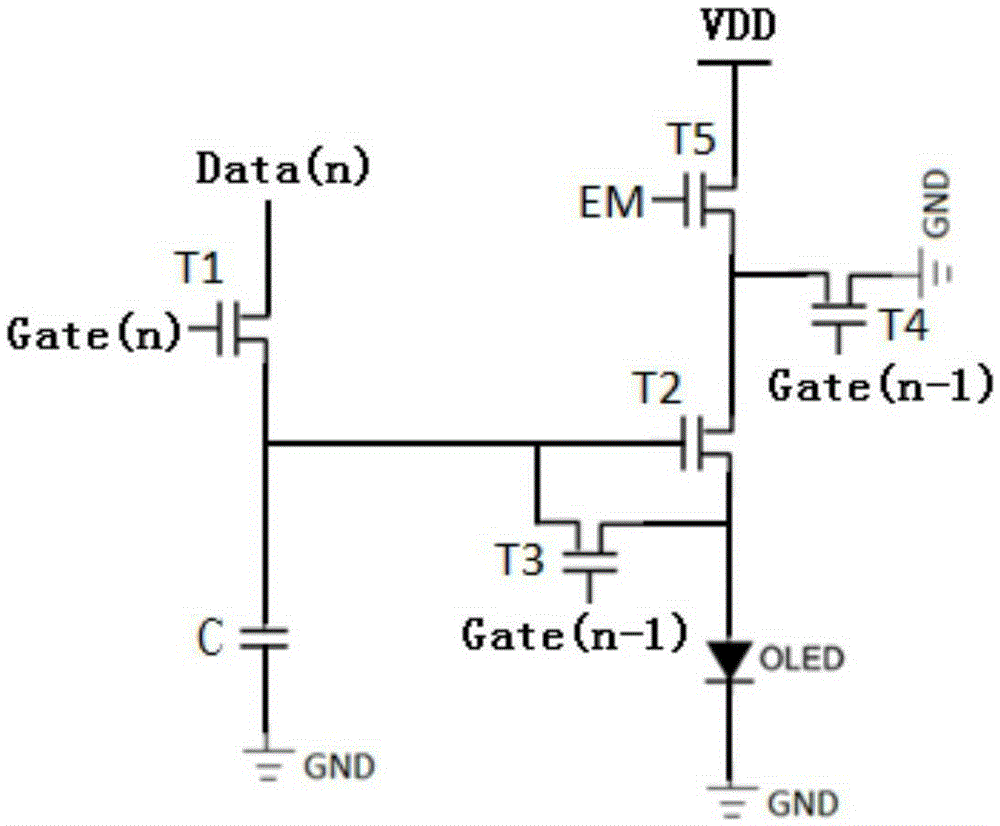 AMOLED pixel driving circuit and pixel driving method