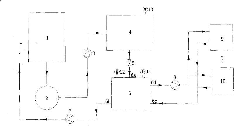 Ice-slurry cooling-based ice-storage air-conditioning unit