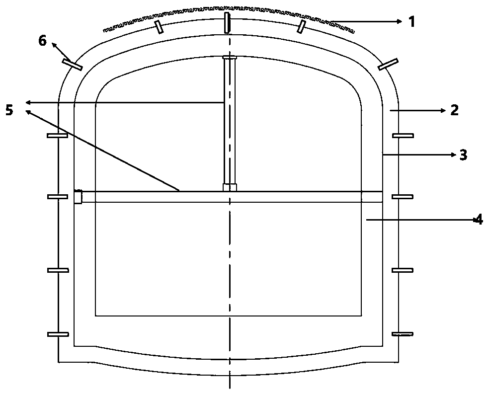 Comprehensive supporting system for downward penetration of important pipeline in underground excavation passage, and construction method for comprehensive supporting system