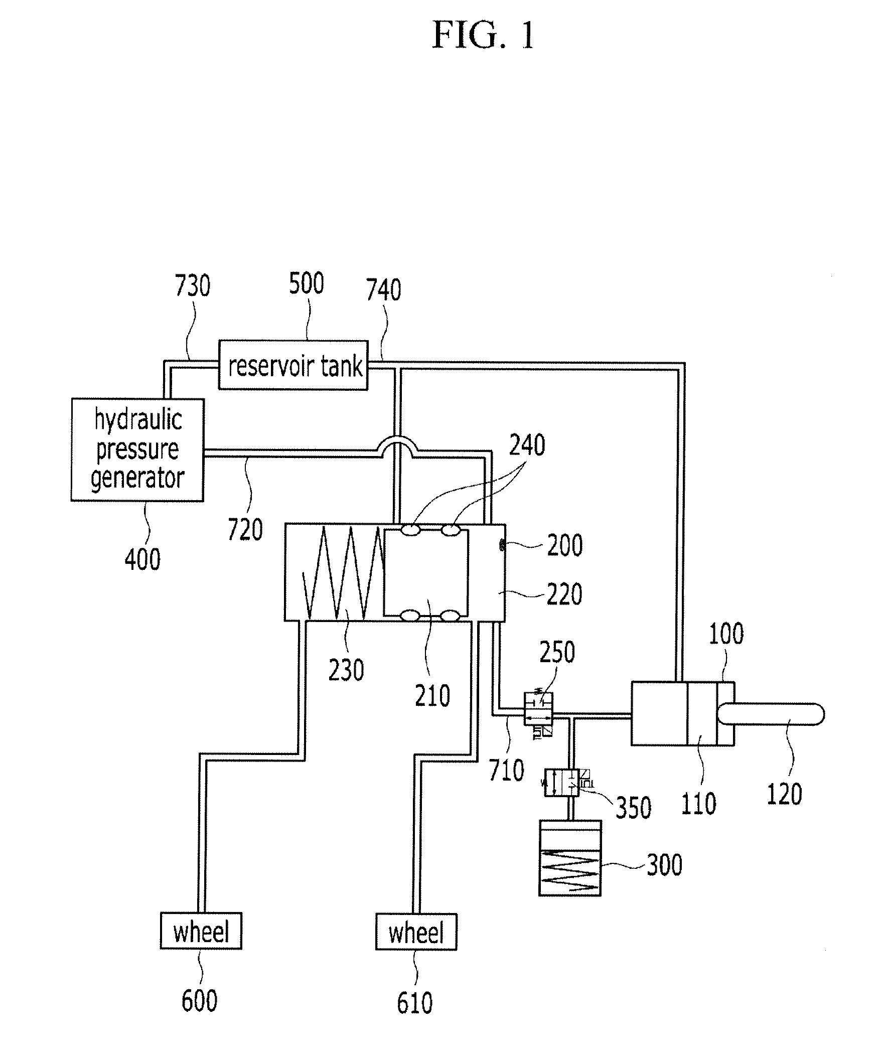 Regenerative braking system for vehicle