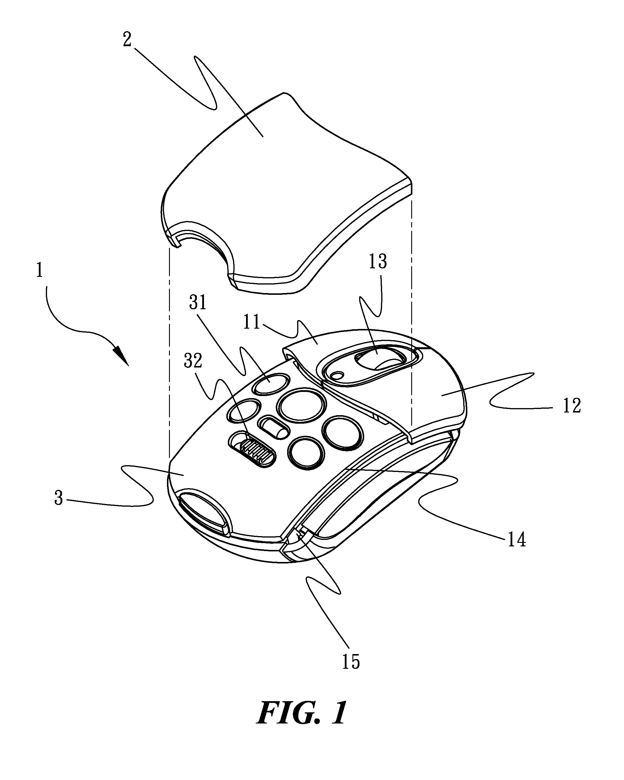 Computer Mouse with a Sliding Cover