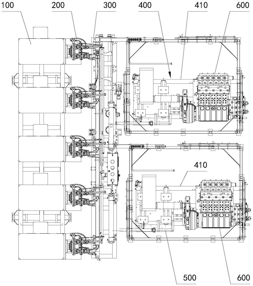 Fracturing test system as well as test bed and electrically driven fracturing equipment thereof