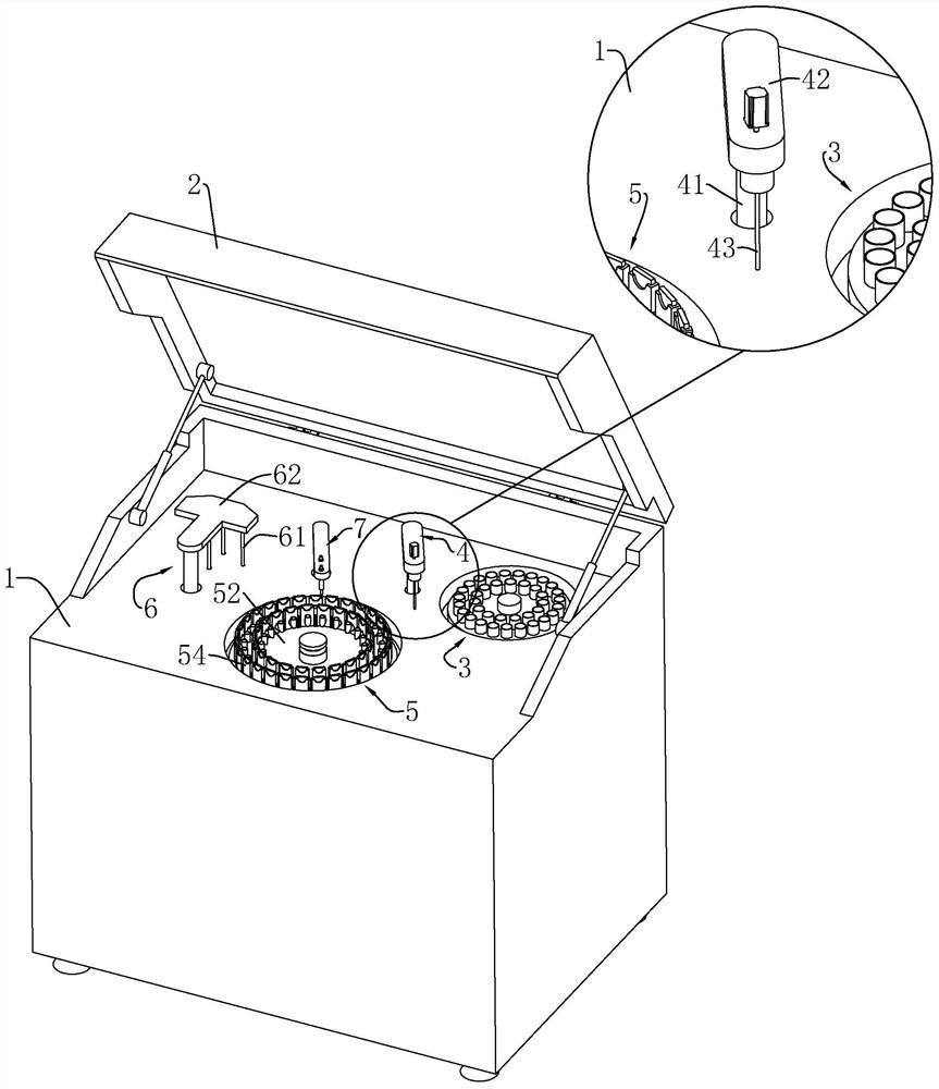 Cell production and staining machine