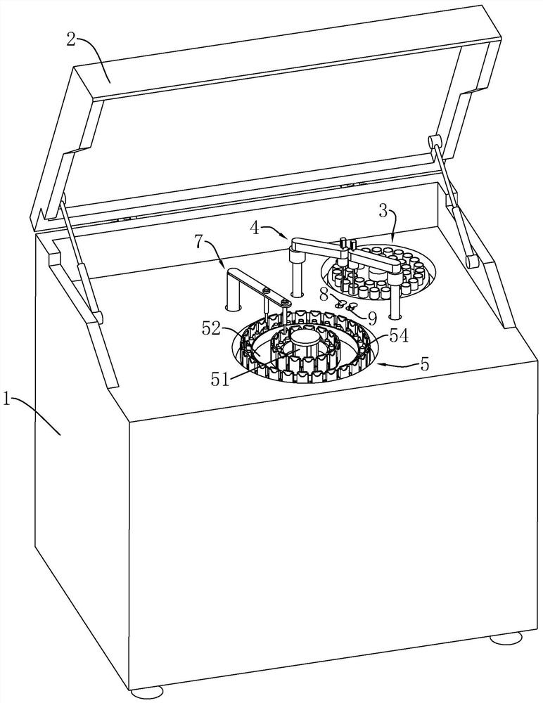 Cell production and staining machine