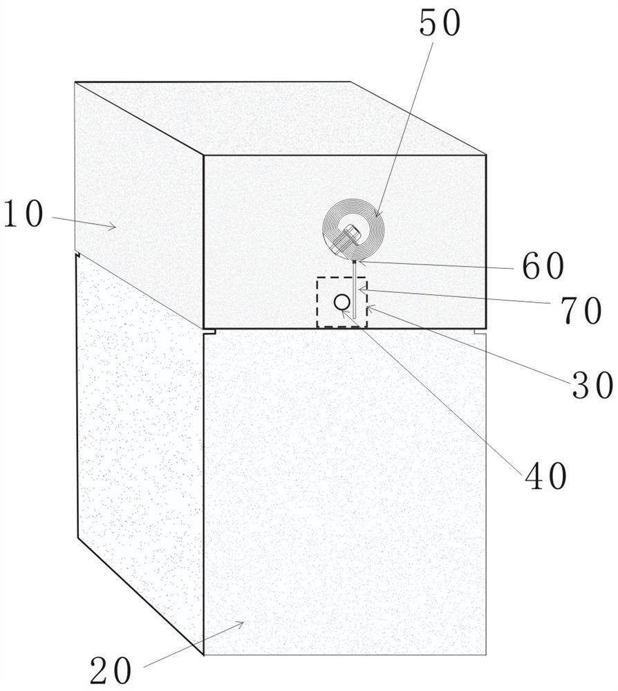 Manufacturing method of chip anti-counterfeiting intelligent package with detection function