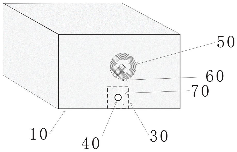 Manufacturing method of chip anti-counterfeiting intelligent package with detection function