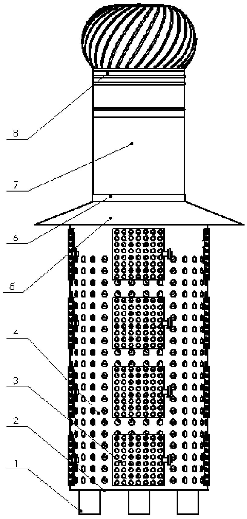 Energy-saving Chinese date drying bin