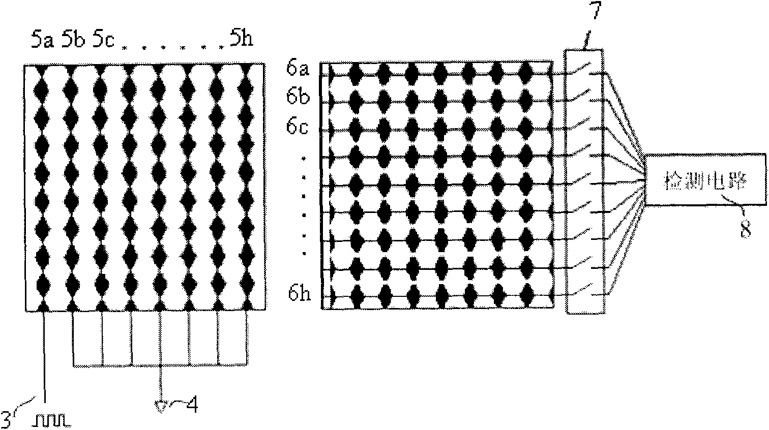 Embedded touch-screen LCD (liquid crystal display) device and control method