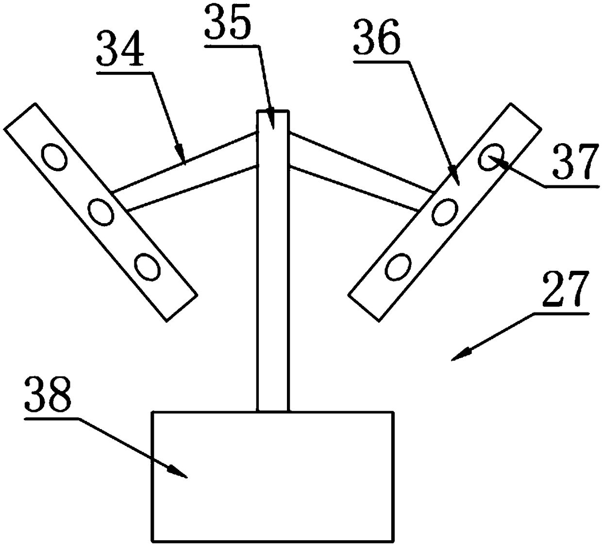 Pressure reduction irrigation device for medical gastrointestinal surgery care