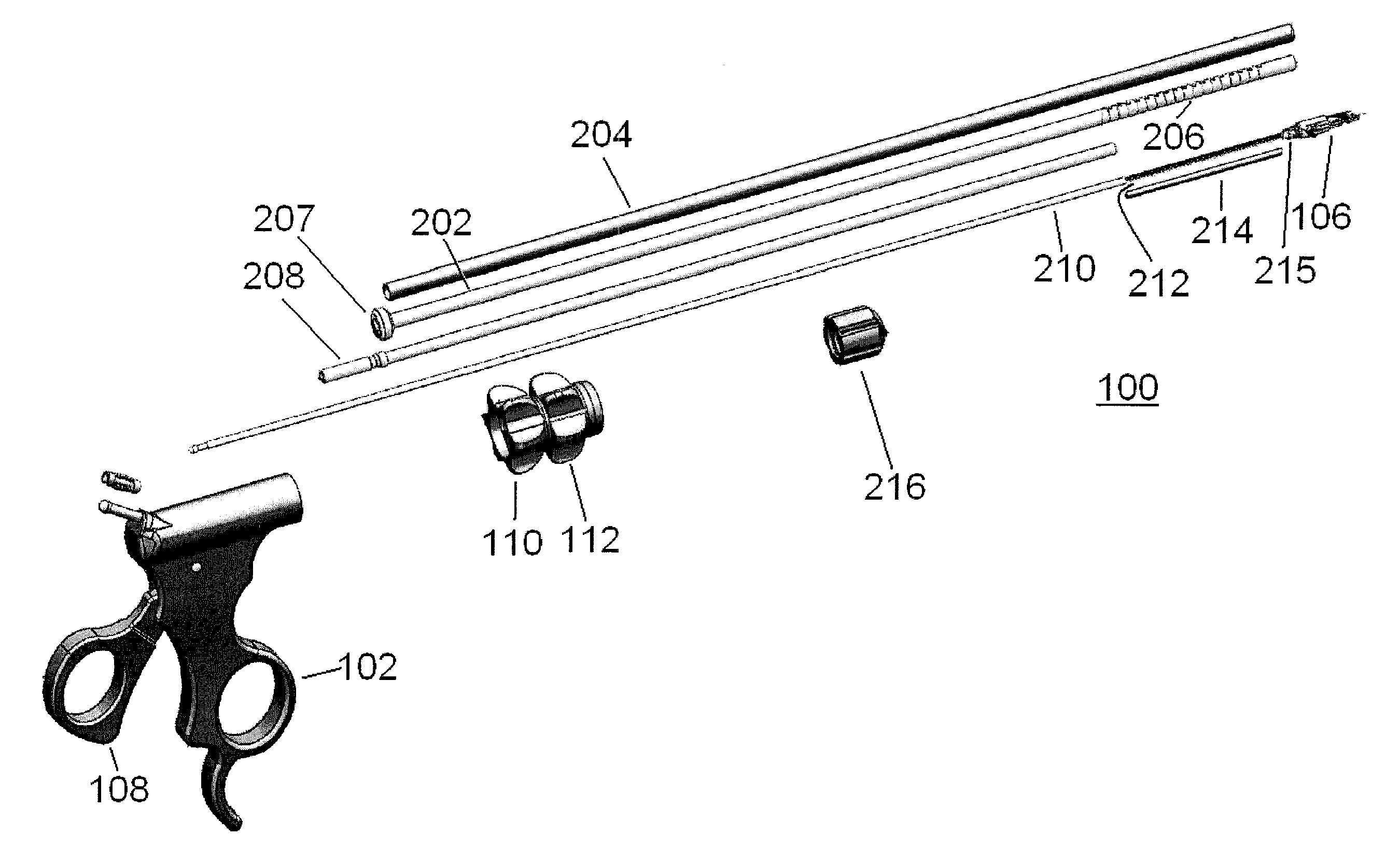 Flexible laparoscopic device