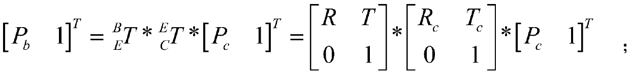 Robot TCP calibration system based on vertical reflection