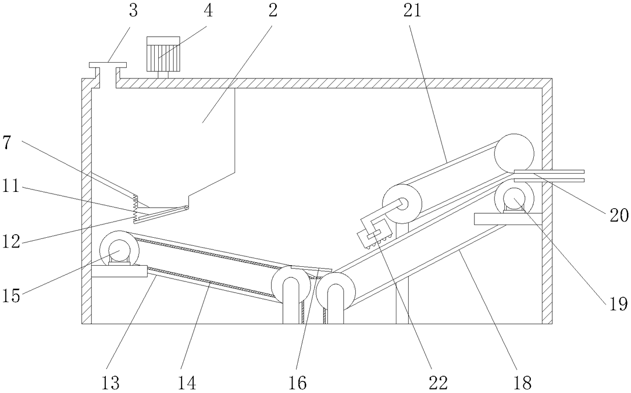 Dyeing sludge drying treatment device