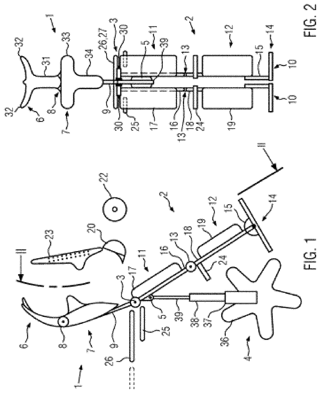 Chair, pressing device