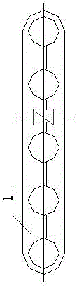 Sealing plate with bent tooth shape and stamping processing method