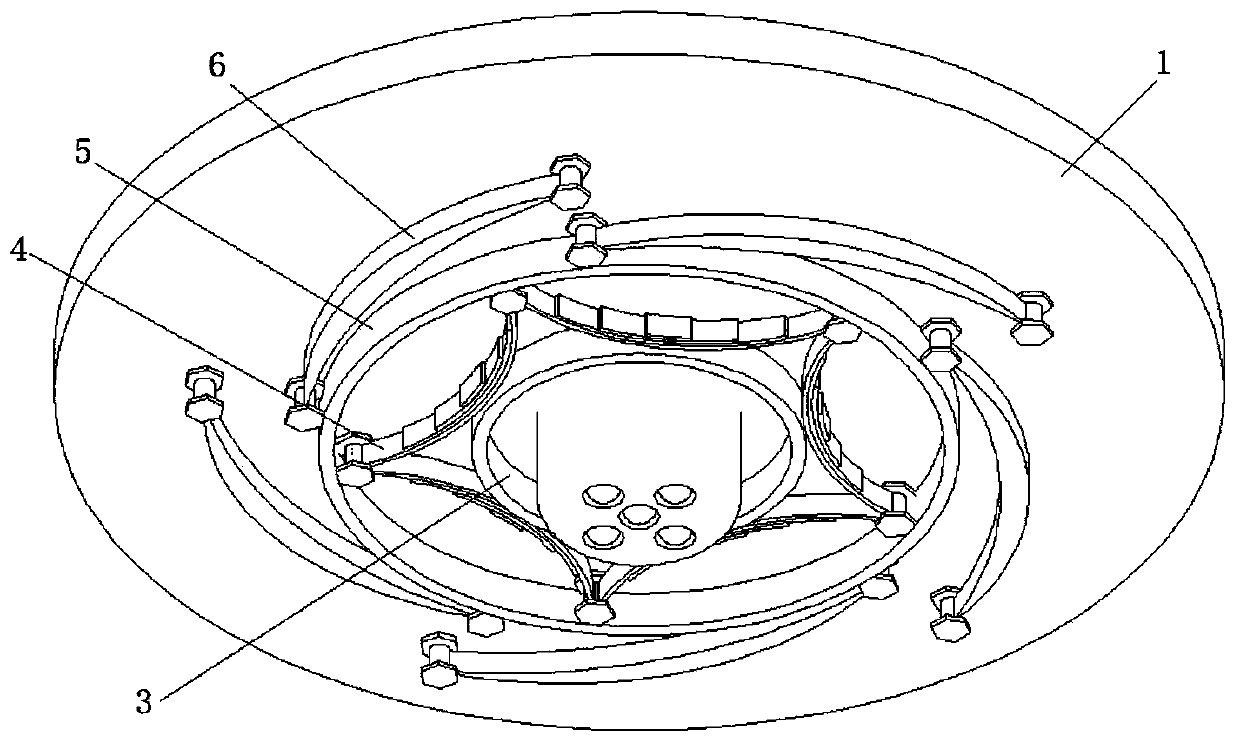 Support for shock absorption and isolation of bridge