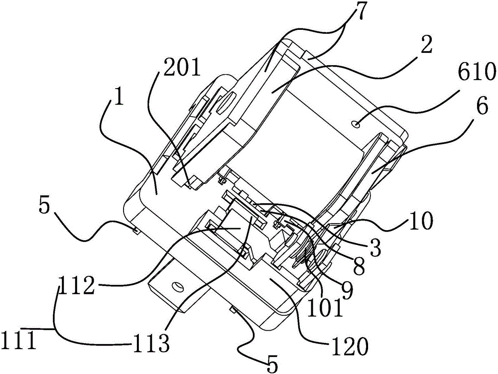 Electromagnetic relay for automobile