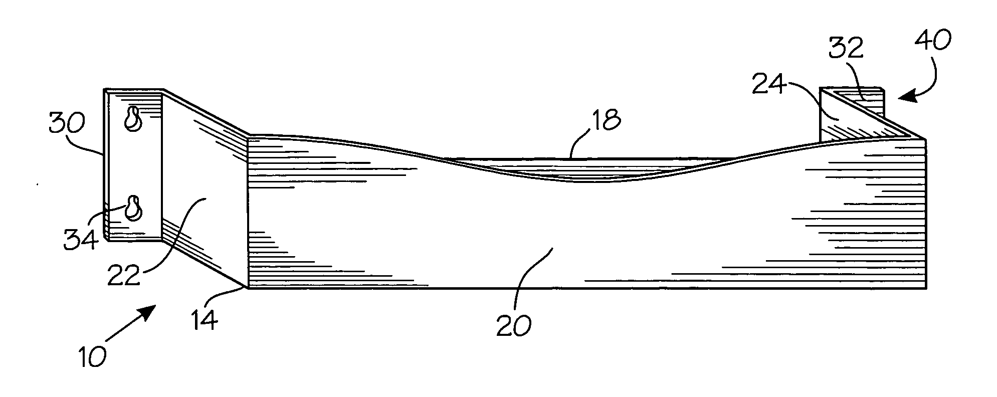 Cooler door shelf device with stick-on product panels