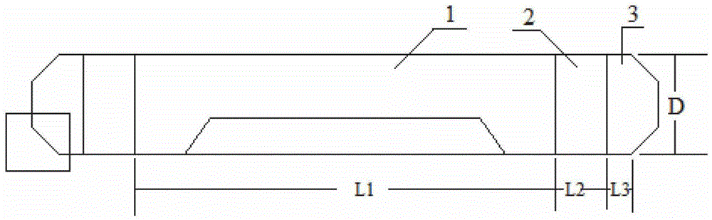 Dummy bar head special for chamfered mold for continuous casting slabs