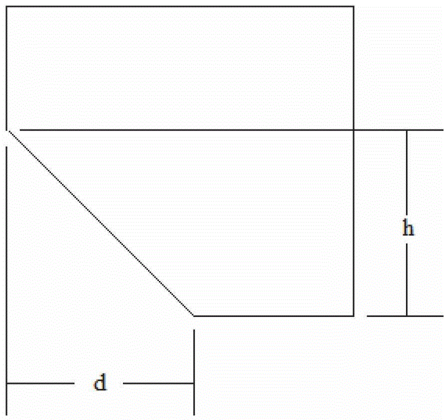 Dummy bar head special for chamfered mold for continuous casting slabs