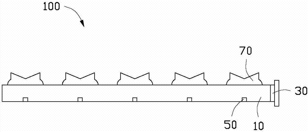 Lateral type backlight module