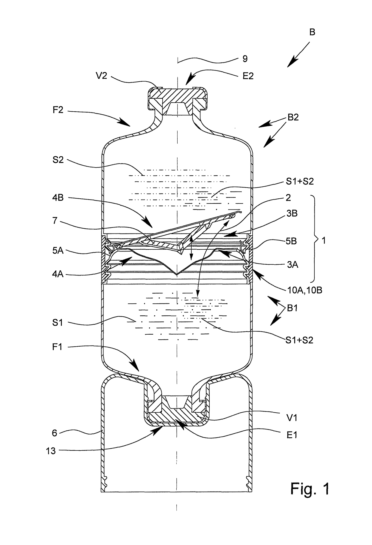 Connecting and container system