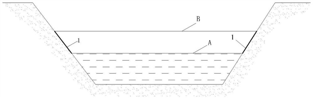 River channel water quality purification method