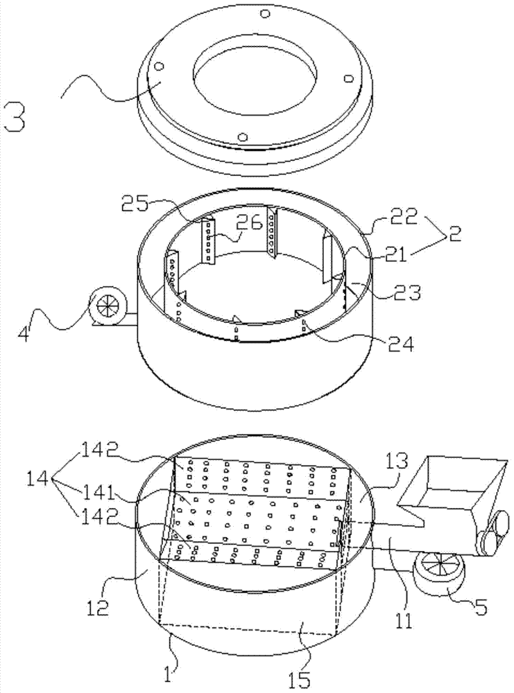 Biomass combustion furnace