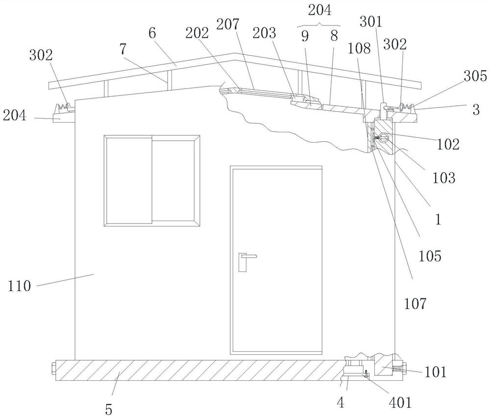 Adjustable breathable roof and wall assembling system