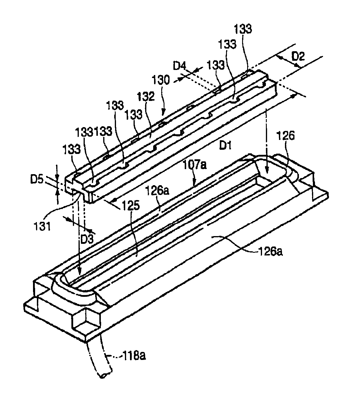 Inkjet recording apparatus, ink guide member and purge unit