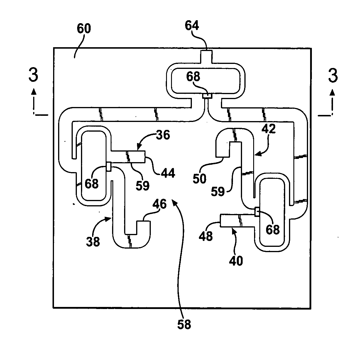 Beam tilting patch antenna using higher order resonance mode