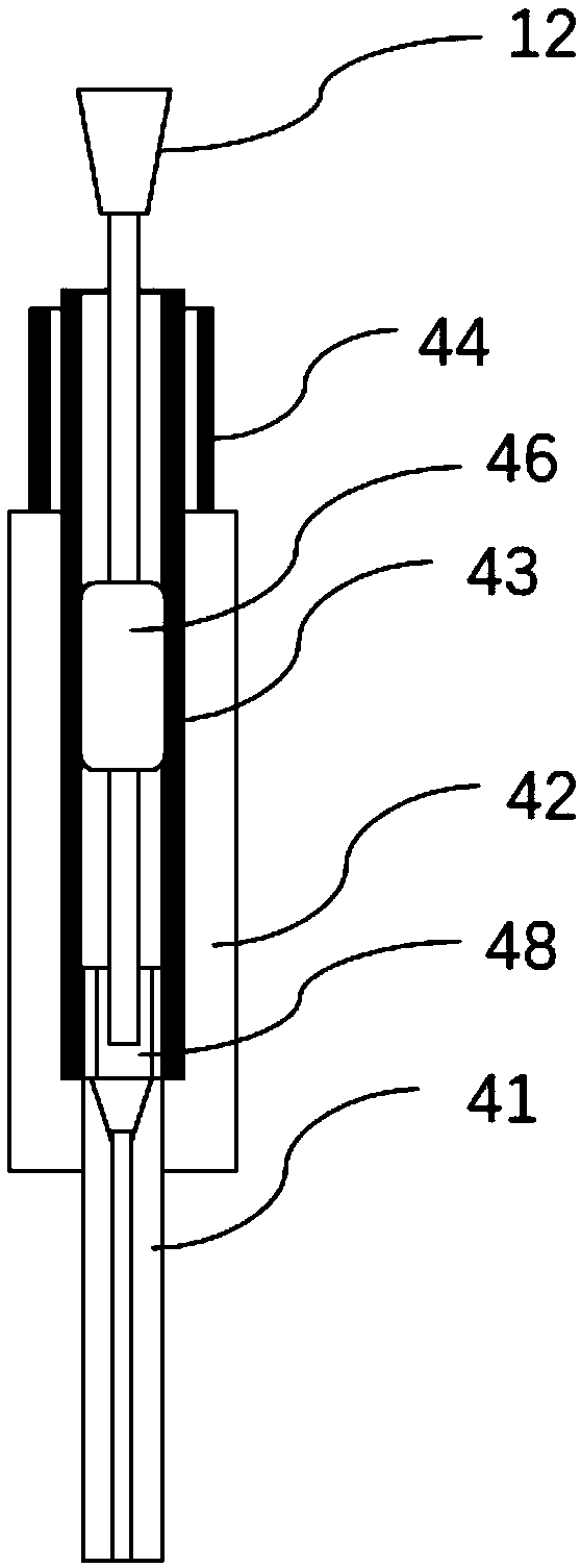 Dispensing method for LC-type optical fiber connector