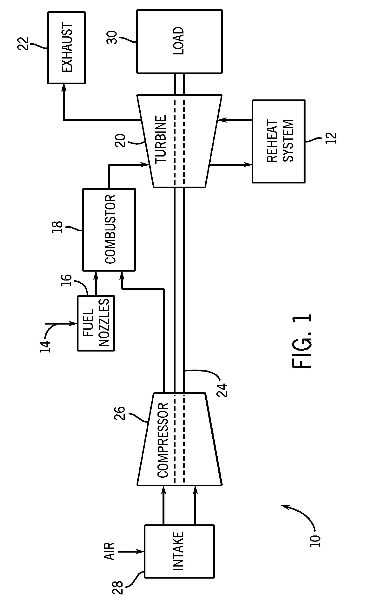 Gas turbine system having premixed injector vanes