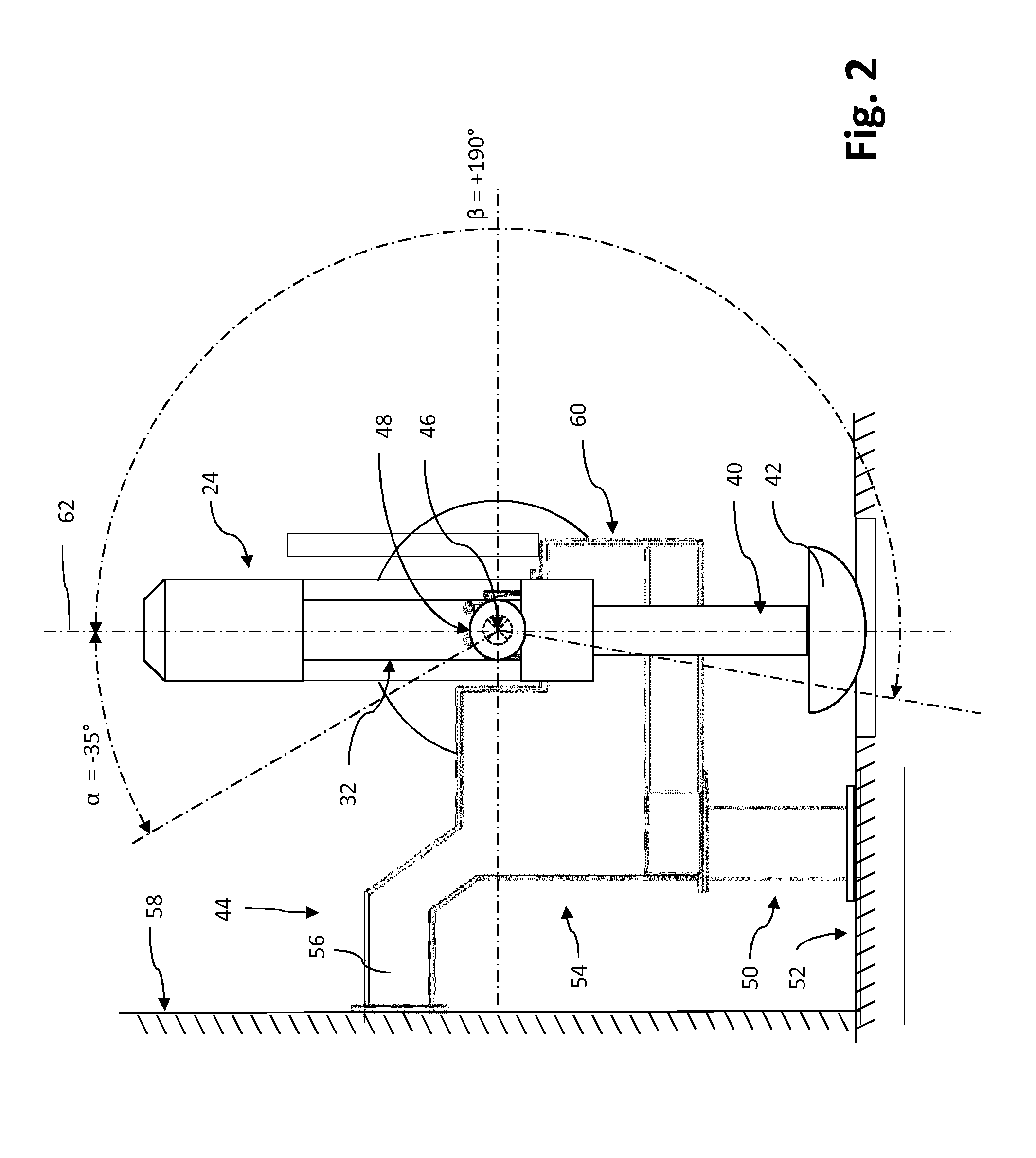 Gantry Structure For A Hadron Therapy Apparatus