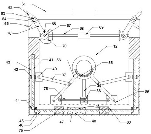 Transport container for transporting large gears