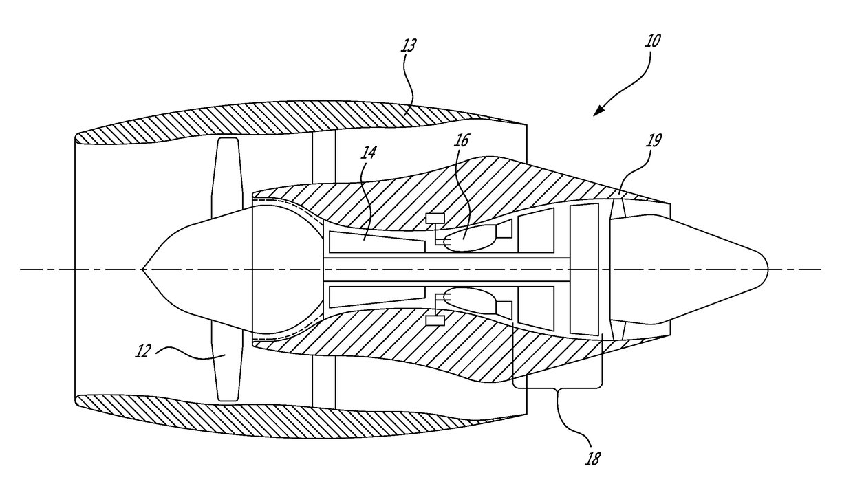 Chevron system for gas turbine engine