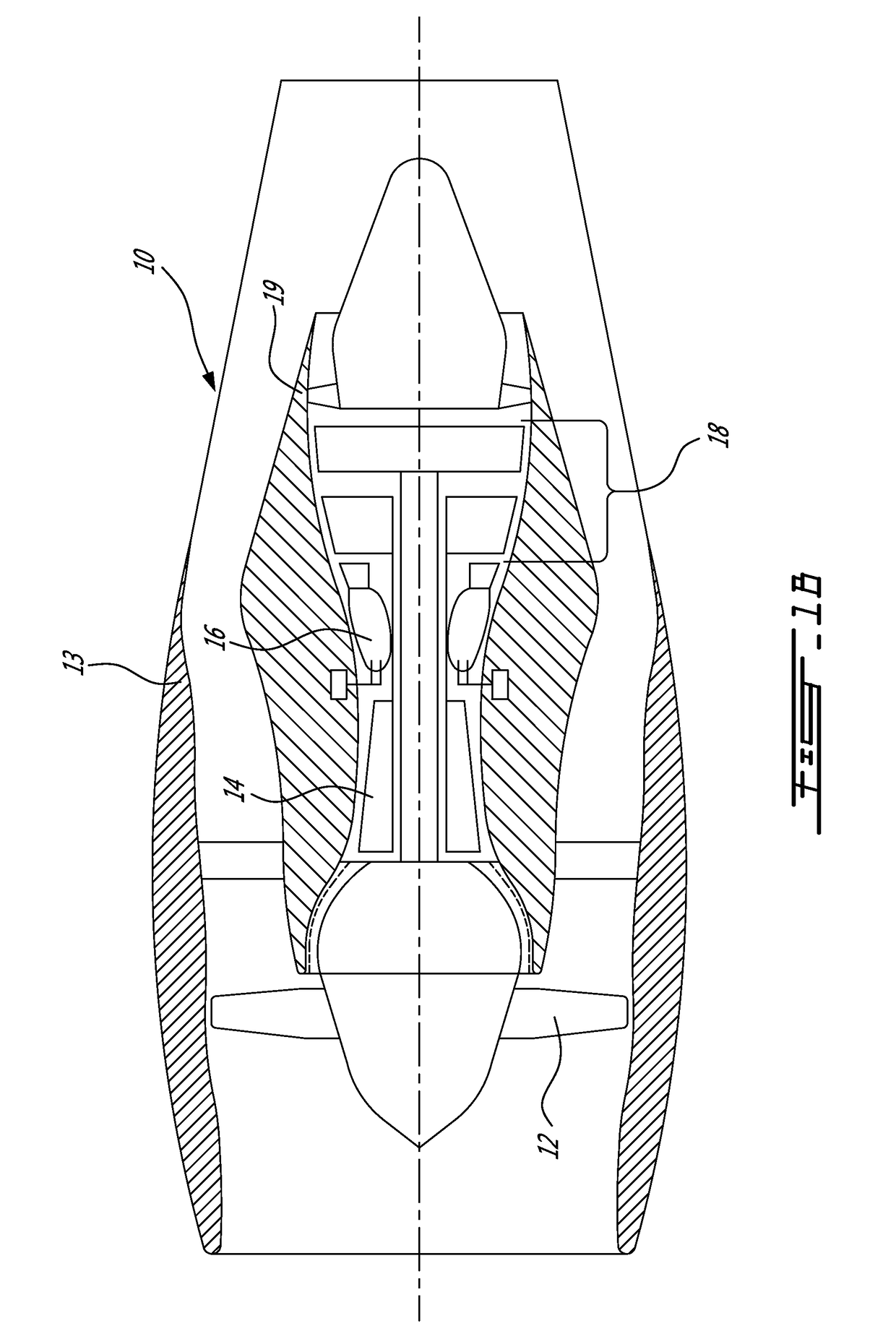 Chevron system for gas turbine engine