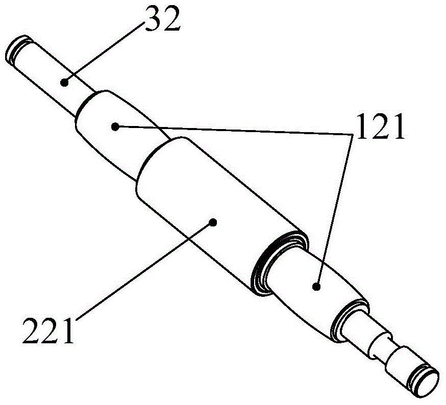 Sheet medium conveying device