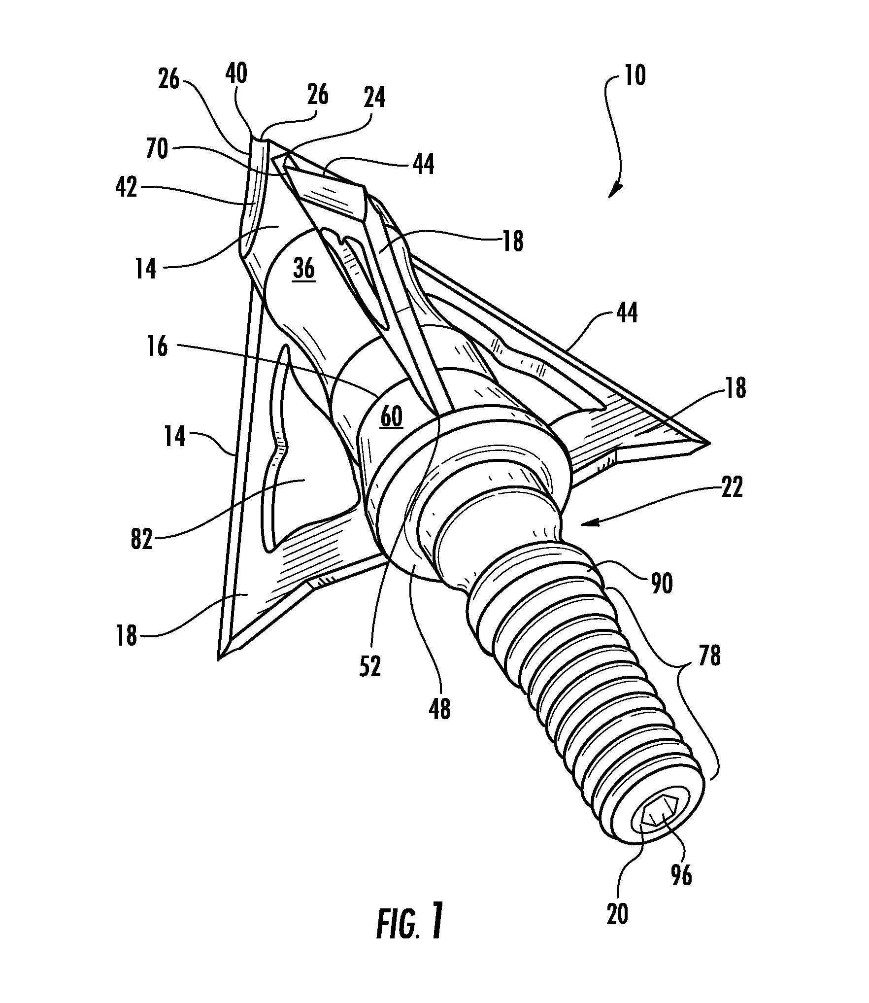 Compact broadhead