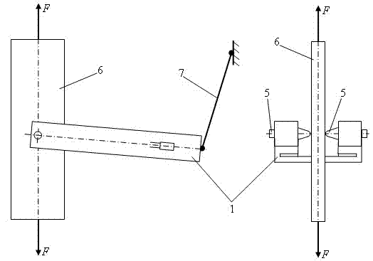 Resistance strain thickness measuring device and measurement method thereof