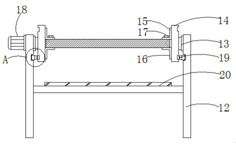 Aluminum alloy profile powder spraying device for building material production