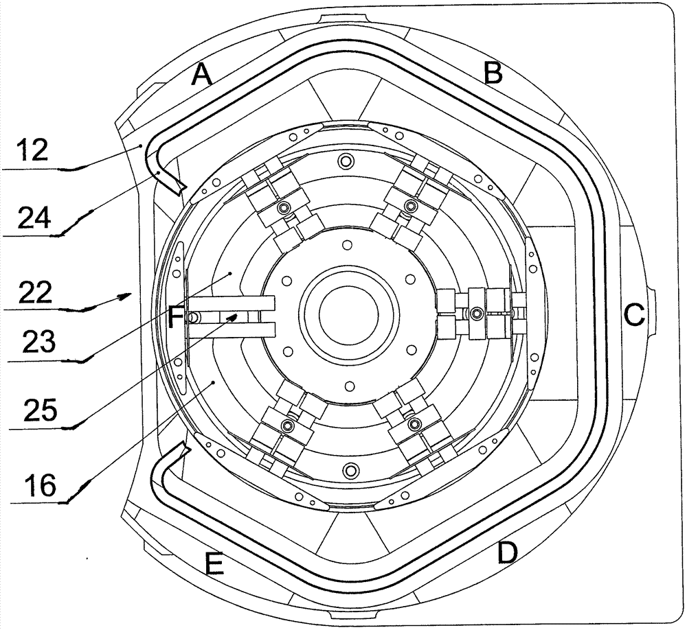 Anti-locking powder leakage prevention filling rotary device