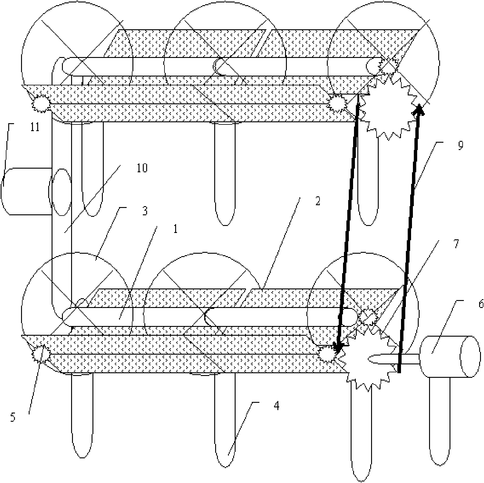 Solar linear zooming and unidirectional tracking heat pipe utilization system