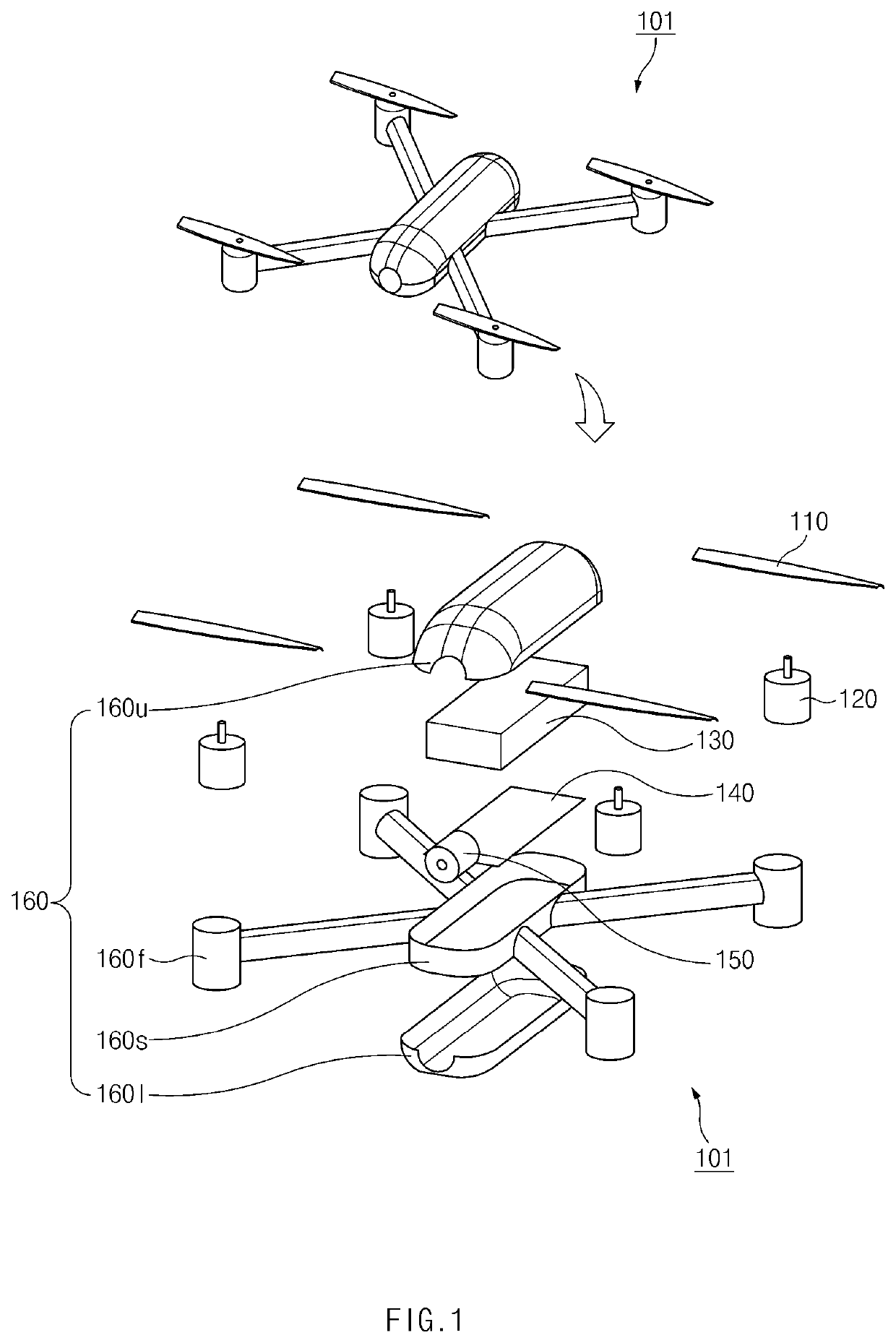 Unmanned aerial vehicle and method for controlling same