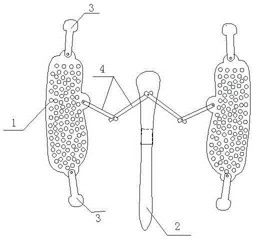 A device for measuring spee curve depth